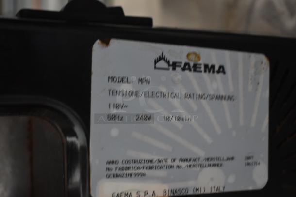Faema MPN Metal Countertop Espresso Bean Grinder. Missing Lid. 110 Volts, 1 Phase. - Image 7 of 8