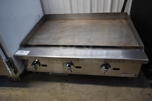 Migali Stainless Steel Commercial Countertop Flat Top Griddle. - Image 1 of 6