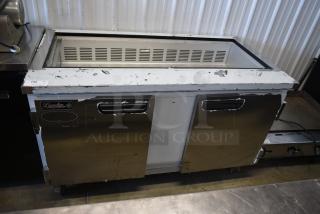 2019 Leader ESLM60 S/C Stainless Steel Commercial Prep Table. 115 Volts, 1 Phase.
