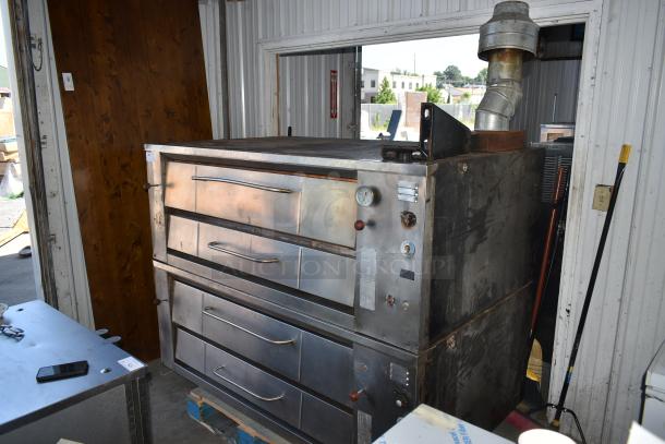 2 Bari 648 Stainless Steel Commercial Natural Gas Powered Single Deck Pizza Oven. 128,000 BTU. 2 Times Your Bid! - Image 2 of 11