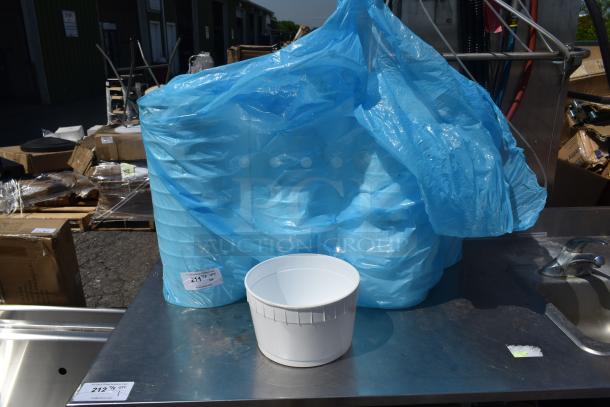 BRAND NEW SCRATCH AND DENT! Lot of White Poly Buckets - Image 3 of 4