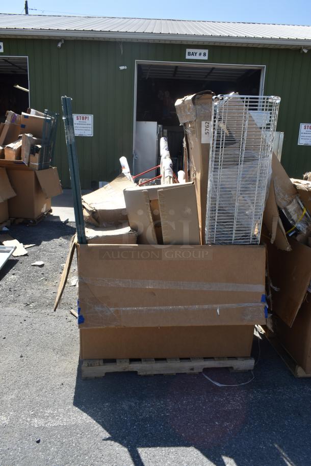 13 BRAND NEW SCRATCH AND DENT! Items Including 600SM20286 Regency 33" 16-Gauge Stainless Steel One Compartment Floor Mop Sink - 28" x 20" x 6" Bowl, 460EC1448 SHELF 14X48 CHROME. 13 Times Your Bid! - Image 2 of 7