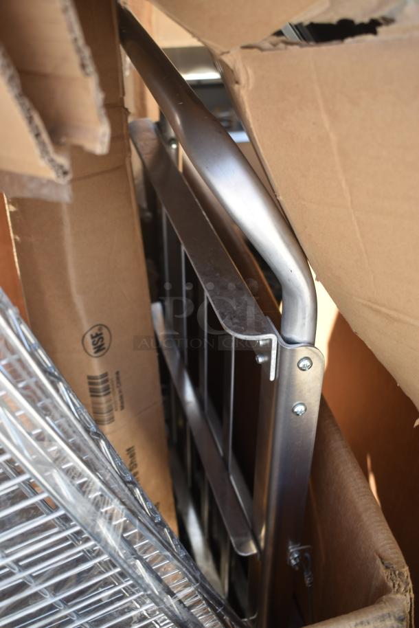 13 BRAND NEW SCRATCH AND DENT! Items Including 600SM20286 Regency 33" 16-Gauge Stainless Steel One Compartment Floor Mop Sink - 28" x 20" x 6" Bowl, 460EC1448 SHELF 14X48 CHROME. 13 Times Your Bid! - Image 5 of 7