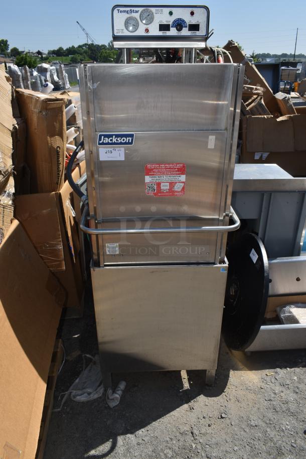 BRAND NEW SCRATCH AND DENT! 2019 Jackson TEMPSTAR HH-E Stainless Steel Commercial Straight Pass Through Dishwasher. 208/230 Volts, 1 Phase. - Image 1 of 8