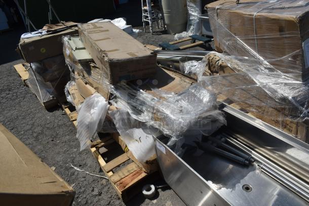 6 BRAND NEW SCRATCH AND DENT! Items Including Wire Shelving Unit, Wooden Tabletop and Work Table. See Details for More Information. 6 Times Your Bid! - Image 3 of 6