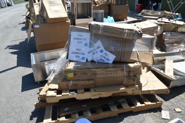 6 BRAND NEW SCRATCH AND DENT! Items Including Equipment Stand, Shelving Unit, Work Table. See Details for More Information. 6 Times Your Bid! - Image 1 of 4