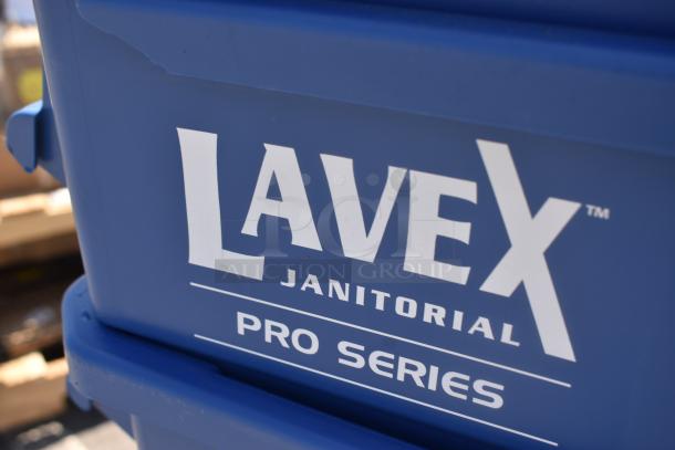 4 BRAND NEW SCRATCH AND DENT! Items Including 475WHPRO23BL Lavex Pro 23 Gallon Blue Slim Rectangular Waste / Recycling Bin. 4 Times Your Bid! - Image 4 of 5