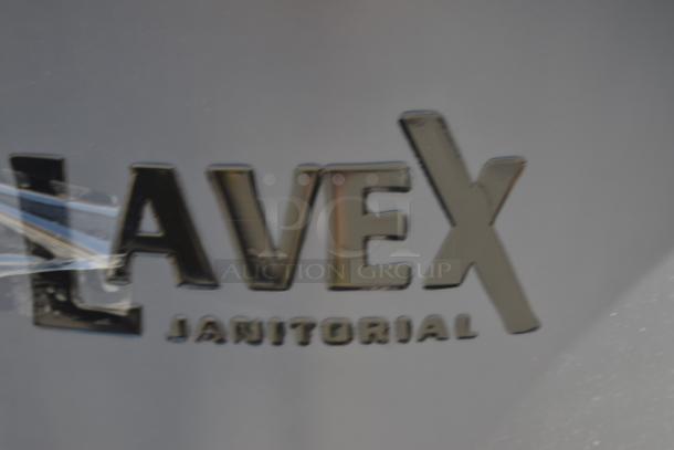 BRAND NEW SCRATCH AND DENT! Lavex 475TCRND44GY 44 Gallon Gray Round Commercial Trash Can - Image 3 of 4