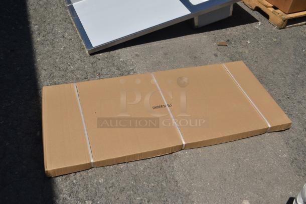 BRAND NEW SCRATCH AND DENT! Steelton 522TS3060R 30" x 60" 18 Gauge Stainless Steel Work Table with Sink - Sink on Right. No Legs. - Image 5 of 7