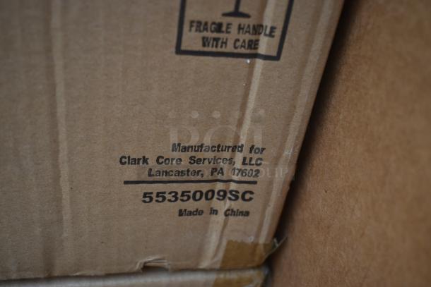 18 BRAND NEW SCRATCH AND DENT! Items Including 3 Box 5535009SC Acopa Lore 8 oz. Flute Glass - 12/Case, Libbey 917CD Heavy Base 11 oz. Customizable Rocks / Old Fashioned Glass - 36/Case, 266 Libbey 20 oz. Can Glass - 12/Case, 160BSTROFLWH Choice White Poly-Cotton Full-Length Bistro Apron with 2 Pockets - 38" x 34", Choice 42 oz. Black Round Microwavable Heavy Weight Bowl with Lid - 150/Case 129MCB42B, Libbey 8054 Georgian 6 oz. Irish Coffee Glass - 36/Case, 5530512 Acopa 8 oz. Footed Martini / Dessert Glass - 12/Case. 18 Times Your Bid! - Image 6 of 15