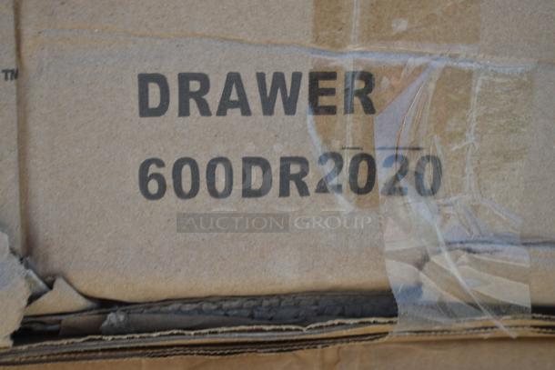 4 BRAND NEW SCRATCH AND DENT! Items Including 164VYBENCH96 Lancaster Table & Seating Vineyard 8' Barrel Brown Outdoor Folding Bench 12" x 96", 600DR2020 Regency 20" x 20" x 5" Drawer with Stainless Steel Front. 4 Times Your Bid! - Image 7 of 7