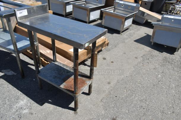 Regency Stainless Steel Table w/ Metal Under Shelf. - Image 2 of 6