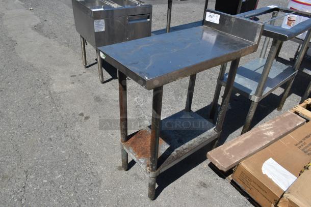 Regency Stainless Steel Table w/ Metal Under Shelf. - Image 3 of 6