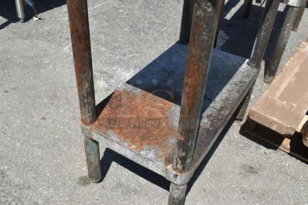 Regency Stainless Steel Table w/ Metal Under Shelf. - Image 5 of 6