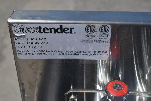 Glastender Stainless Steel 2 Bay Sink w/ Faucets and Handles. - Image 8 of 9
