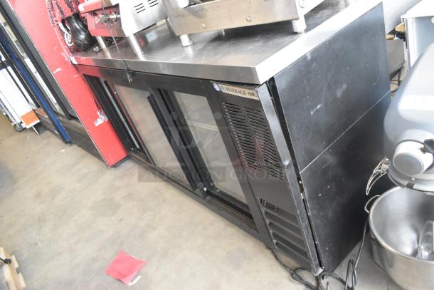 Beverage Air BB72HC-1-GS-B-27 Metal Commercial 3 Door Back Bar Cooler Merchandiser. Left Door Does Not Stay Closed. 115 Volts, 1 Phase. - Image 2 of 8