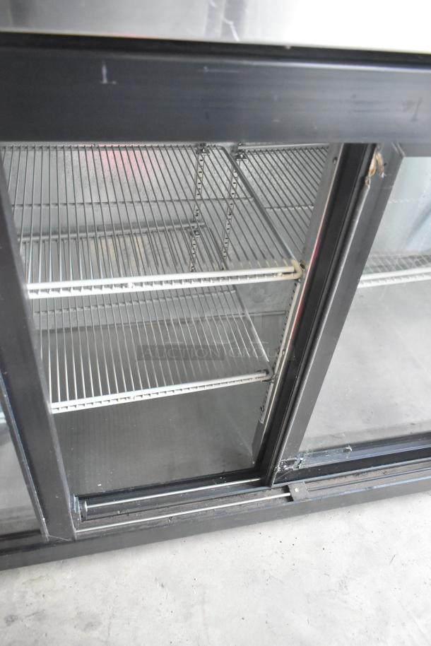 Beverage Air BB72HC-1-GS-B-27 Metal Commercial 3 Door Back Bar Cooler Merchandiser. Left Door Does Not Stay Closed. 115 Volts, 1 Phase. - Image 6 of 8