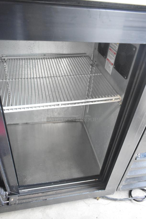 Beverage Air BB72HC-1-GS-B-27 Metal Commercial 3 Door Back Bar Cooler Merchandiser. Left Door Does Not Stay Closed. 115 Volts, 1 Phase. - Image 7 of 8