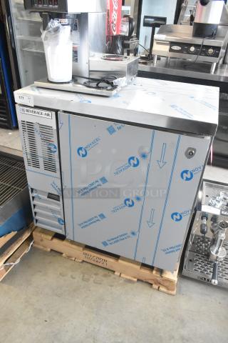 Beverage Air BB36HC-1-S-27-ALT Stainless Steel Commercial Single Door Undercounter Cooler. 115 Volts, 1 Phase.
