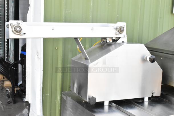BE&SCO Stainless Steel Commercial Floor Style Natural Gas Powered Flour Tortilla Press / Oven Combo Machine. Appears to Be Model Beta 900. Appears to be 240 Volts, 1 Phase. - Image 11 of 19