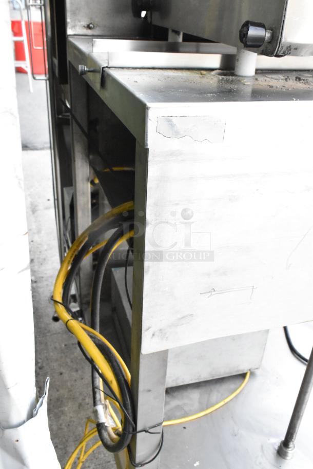BE&SCO Stainless Steel Commercial Floor Style Natural Gas Powered Flour Tortilla Press / Oven Combo Machine. Appears to Be Model Beta 900. Appears to be 240 Volts, 1 Phase. - Image 16 of 19