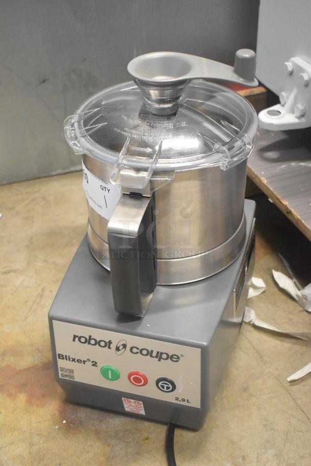 BRAND NEW SCRATCH AND DENT! Robot Coupe Blixer 2 Metal Commercial Countertop Food Processor w/ S Blade. 120 Volts, 1 Phase. Tested and Working! - Image 11 of 11