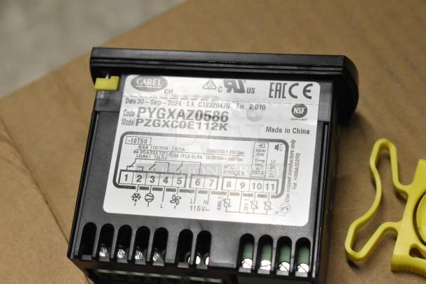 CAREL controller model PZXGXC0E112K, code PYGXAZ0586, Rev. 2.010, new, made in China, serial S.N. C12329470.