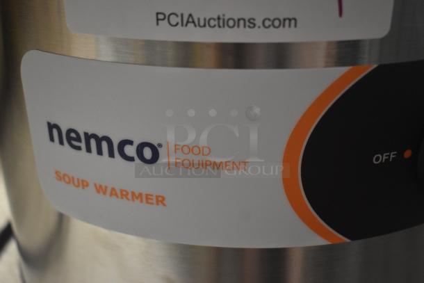Nemco soup warmer, stainless steel, food equipment label, excellent condition, visible on/off switch, PCI Auctions label.