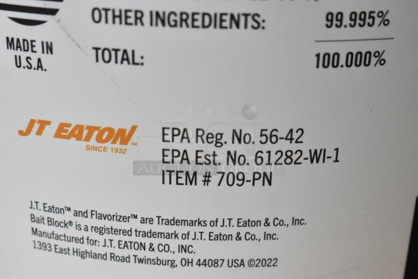 J.T. Eaton label with EPA Reg. No. 56-42, Item 709-PN. Made in USA, trademarks noted.