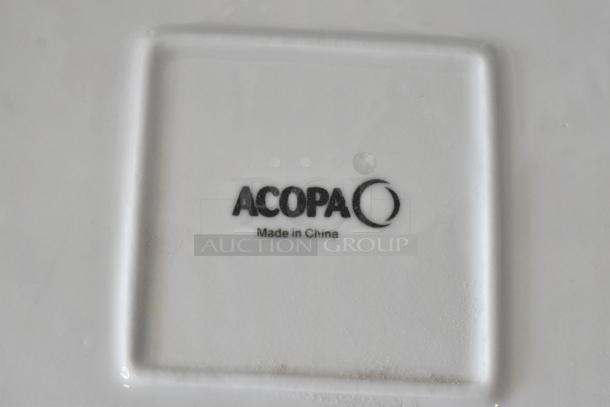 Acopa porcelain item base showing brand logo and "Made in China" marking.