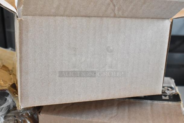 Closed cardboard shipping box in good condition, no visible labels or markings. Suitable for packaging or storage.