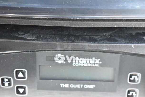 Vitamix Commercial "The Quiet One" blender control panel, features visible include buttons and digital display, used condition.