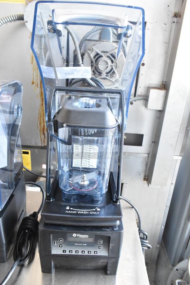 Vitamix "The Quiet One" commercial blender, model 36019, with sound enclosure, shown in good condition.
