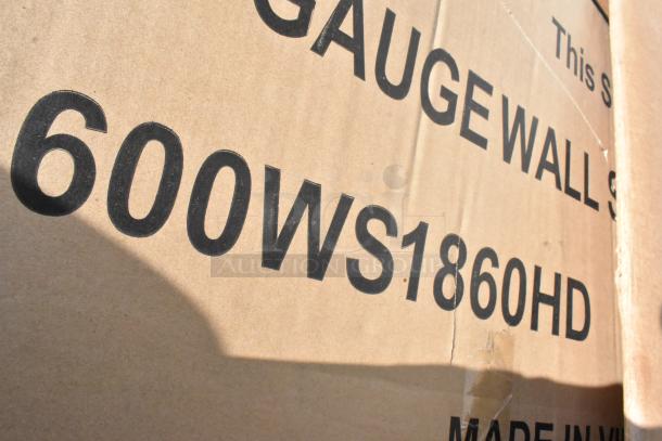 Cardboard box with label "600WS1860HD," indicating model or item code. Box appears new and sealed.