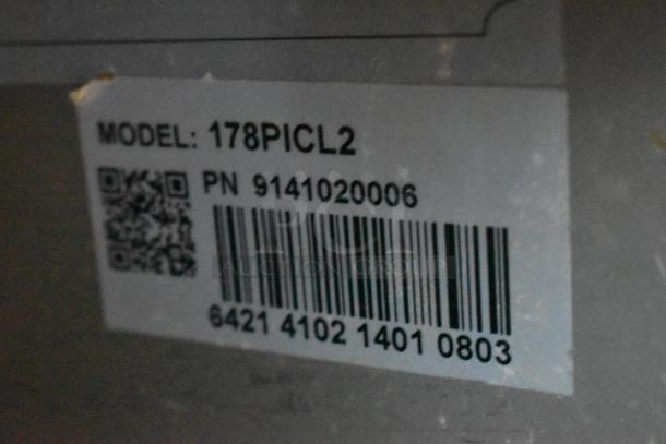 Label with model 178PICL2, PN 9141020006, and barcode 6421410214010803, likely identifying an electronic component.