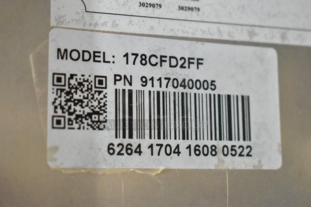 LIKE NEW! Avantco 178CFD2FF Stainless Steel Commercial 2 Door Reach In Freezer w/ Poly Coated Racks on Commercial Casters. 115 Volts, 1 Phase. - Image 17 of 17