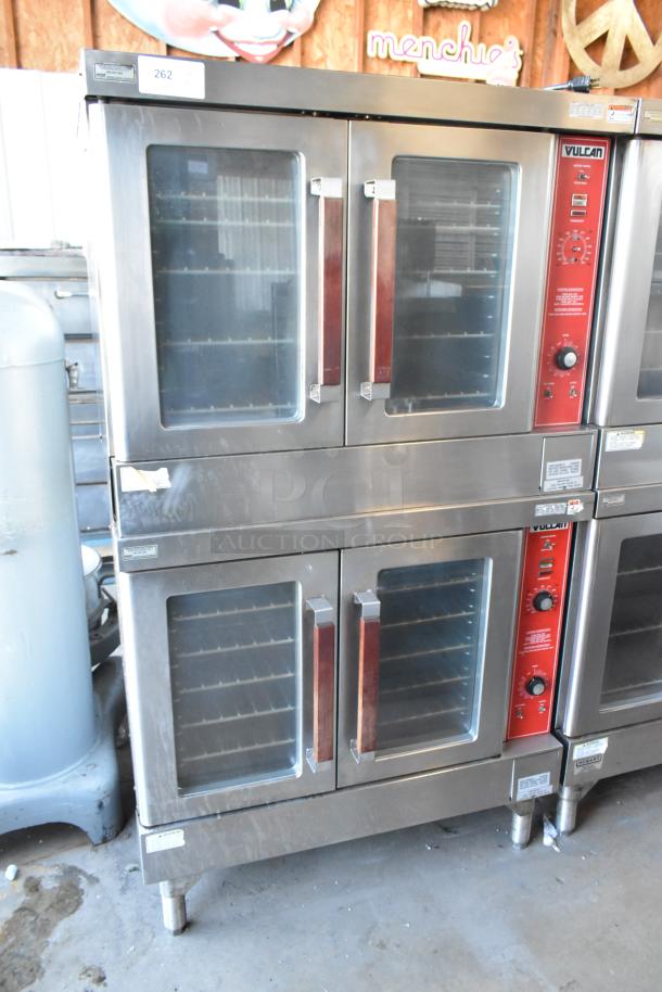 2 Vulcan Stainless Steel Commercial Propane Gas Powered Full Size Convection Oven w/ View Through Doors, Metal Oven Racks and Thermostatic Controls. 2 Times Your Bid! - Image 14 of 14