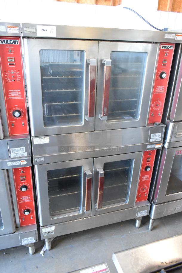2 Vulcan Stainless Steel Commercial Propane Gas Powered Full Size Convection Oven w/ View Through Doors, Metal Oven Racks and Thermostatic Controls. 2 Times Your Bid! - Image 11 of 11