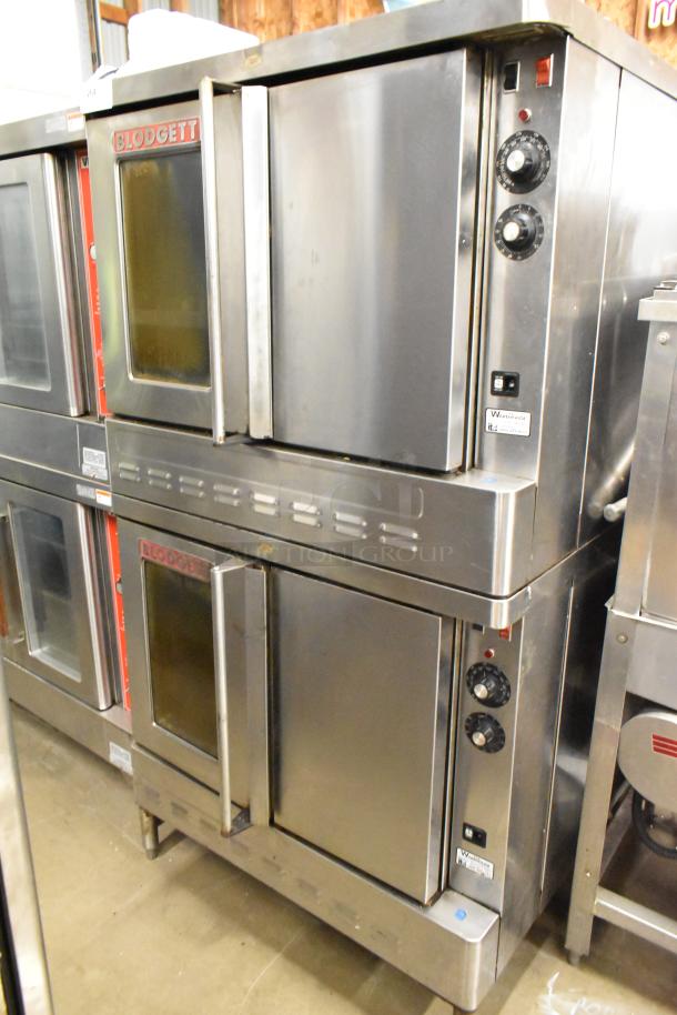 2 Blodgett Stainless Steel Commercial Gas Powered Full Size Convection Oven w/ View Through Door, Solid Door, Metal Oven Racks and Thermostatic Controls. 2 Times Your Bid! - Image 1 of 14