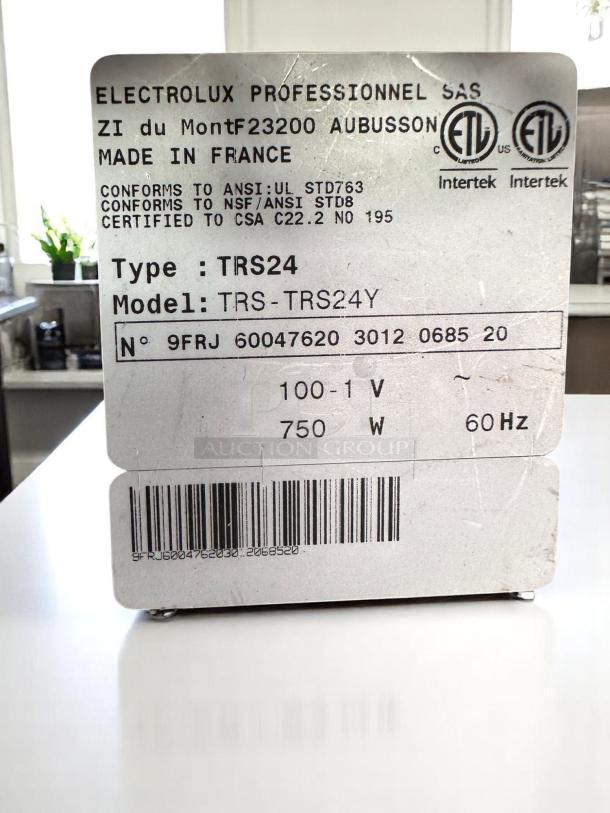 Excellent Condition – Electrolux TRS24NU – VEGETABLE CUTTER –  100–120V, 60 Hz, 1 Phase –  Tested & Working! - Image 8 of 8