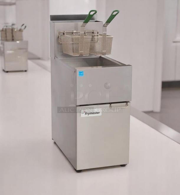 Excellent Condition – Frymaster 1ESG35T – Gas Deep Fryer –   70,000 BTU – Natural Gas – Fully Tested & Working! - Image 1 of 8