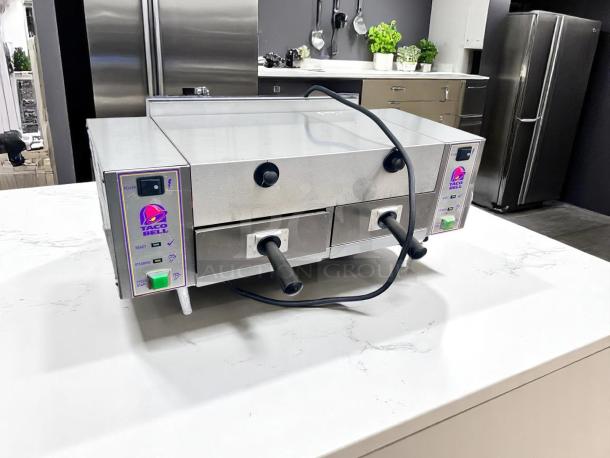 Awesome Condition – Antunes VCT-2000 – Dual-Side Steamer Unit – Taco Bell Branded – 120V – Fully Tested & Working! - Image 1 of 11