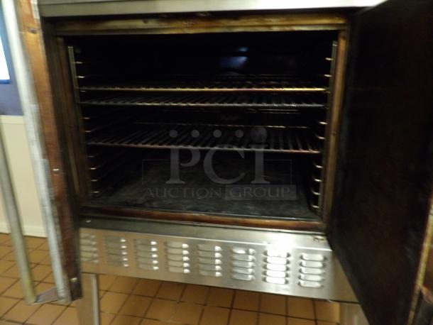 Blodgett Commercial Stainless Steel Electric Powered Single Stack Convection Oven! With Wired Oven Racks! On Legs! - Image 4 of 5