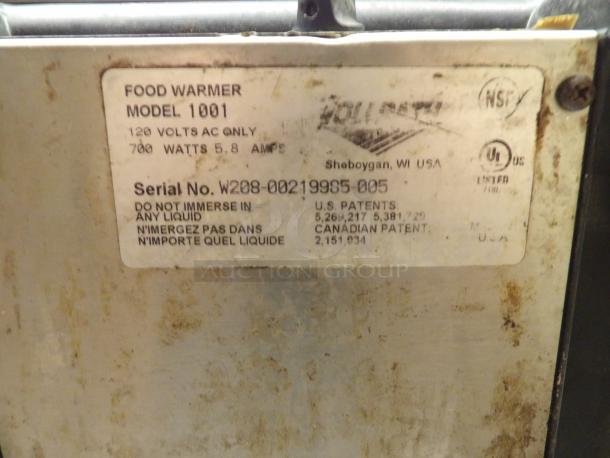 Vollrath Food Warmer. Model# 1001. 120 Volt. - Image 2 of 3