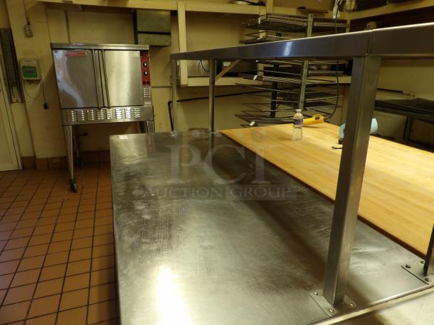 Stainless Steel Table with Lower and Upper Shelf - Image 3 of 5