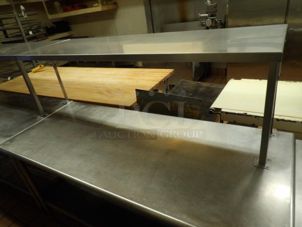 Stainless Steel Table with lower and upper shelf - Image 3 of 3