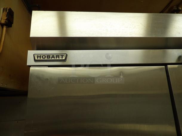 Hobart Model HBP2 2-Door Roll In Proofer Box, Room For (2) Single Racks, Equipped With Digital Temp, Humidity and Timer Controls. 89-3⁄8"H x 35-3⁄8"D” x 60"W, 208-240Volt 60Hz 1PH 20AMP 800lbs **Racks not included, for demonstration only** - Image 5 of 7