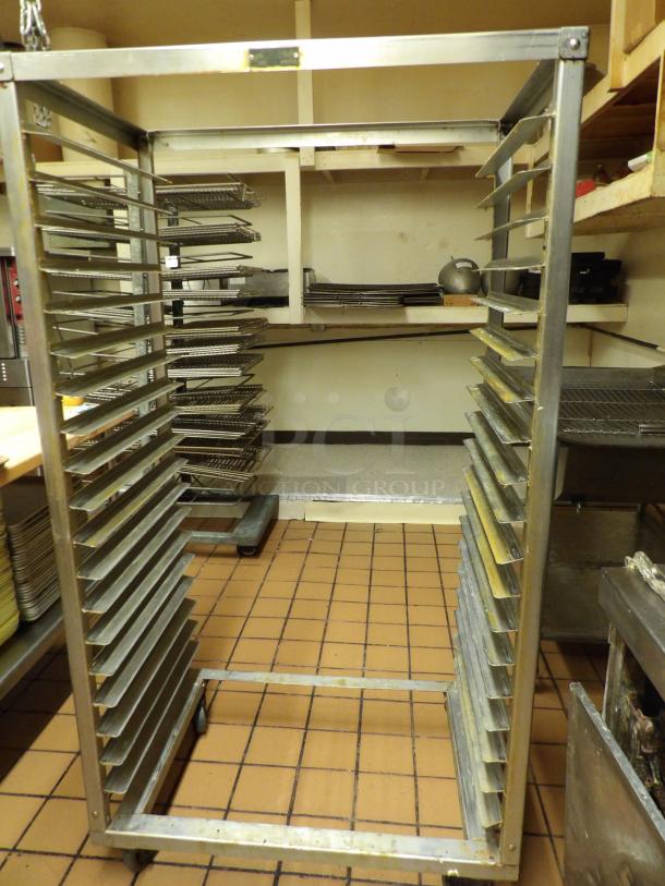 Heavy Duty Roll In Refrigerator/Proofer Rack, 20 Pan Side Load Tray Rack 26x20-1/2 x 64 - Image 1 of 1