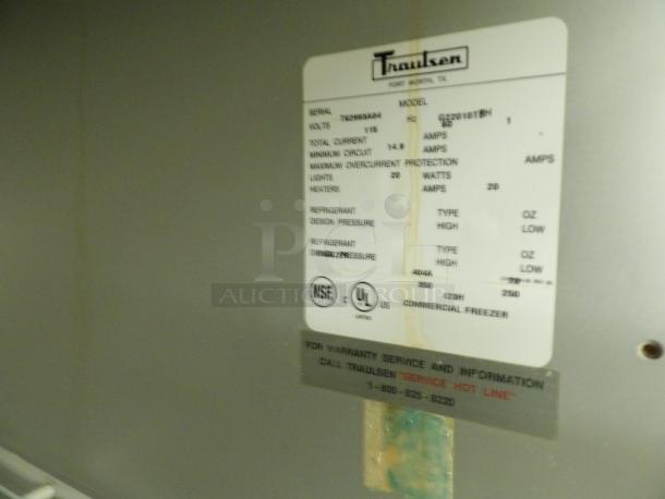 Traulsen G22010 Stainless Steel Commercial 2 Door Reach In Cooler on Commercial Casters. 115 Volts, 1 Phase. Tested and Working! - Image 3 of 5