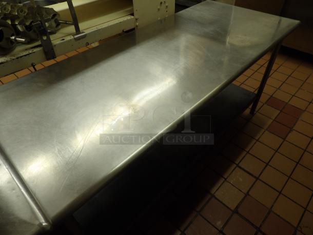 Stainless Steel Table with lower shelf - Image 1 of 3